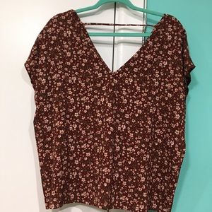 Forever 21 floral blouse